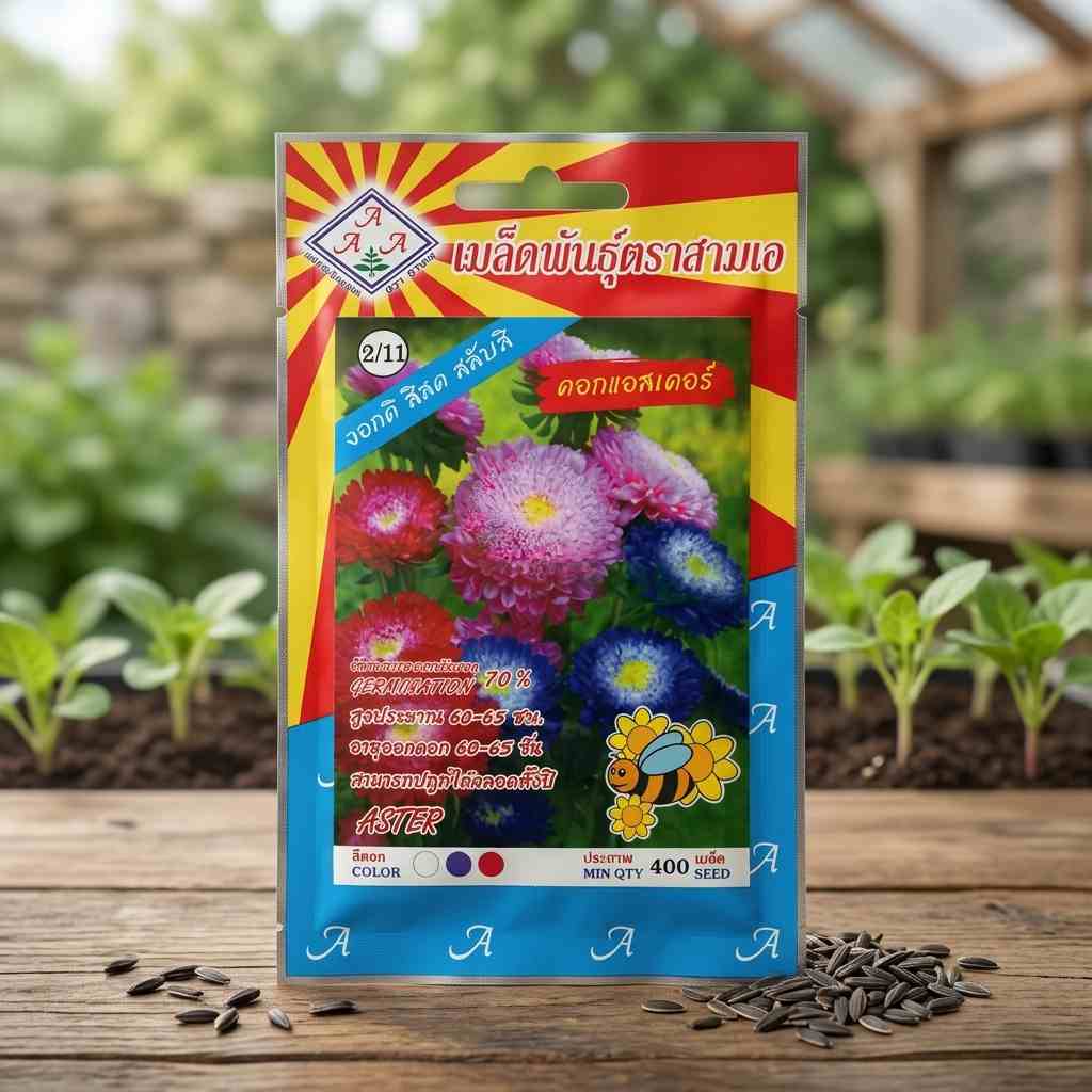 Aster - Thai - 400 seeds - AAA Flower