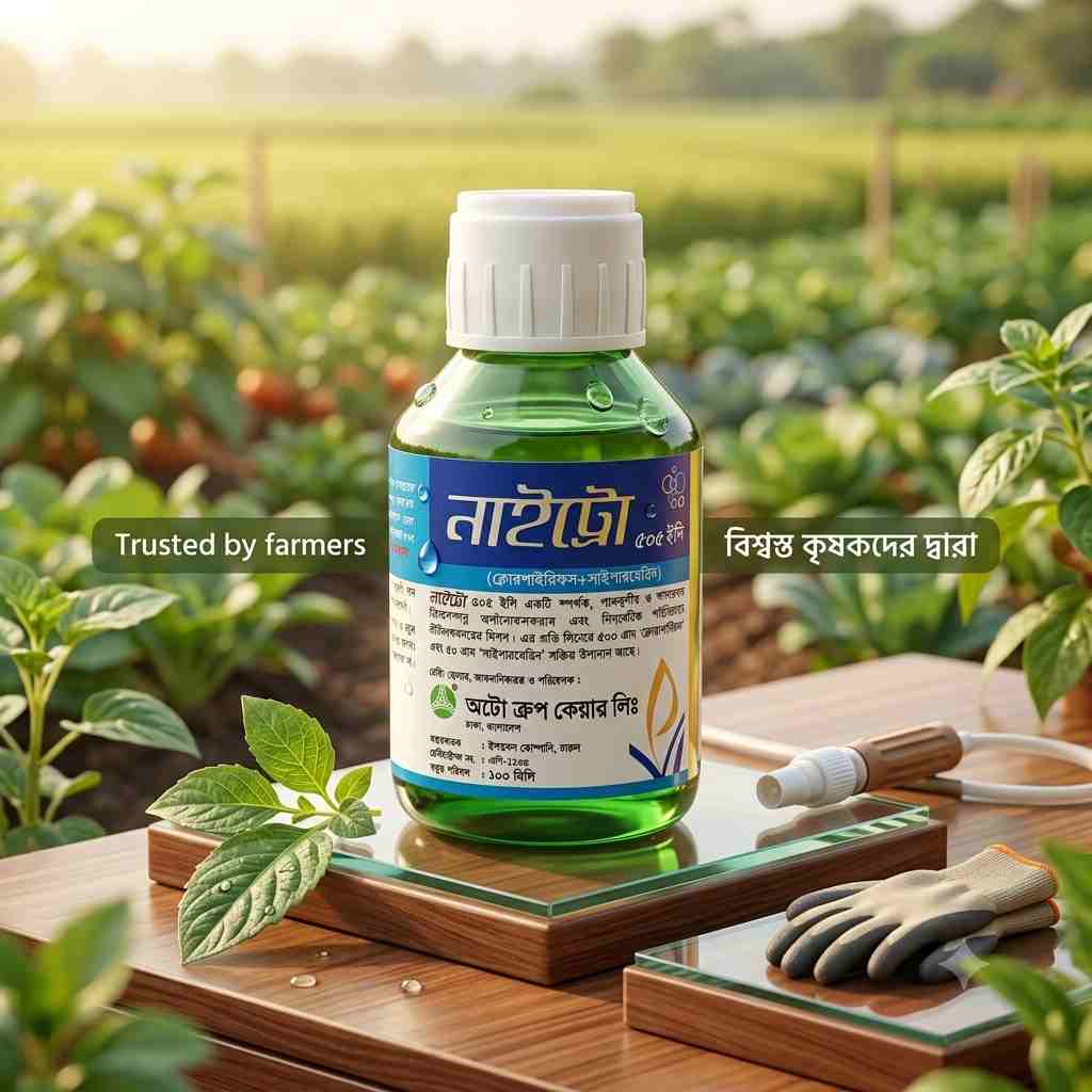 Nitro 505 EC (Chlorpyrifos + Cypermethrin) - 100 ml - Auto Crop Care Ltd