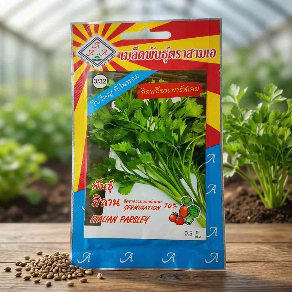 Italian Parsley - 0.5 gram seeds - AAA - Thai
