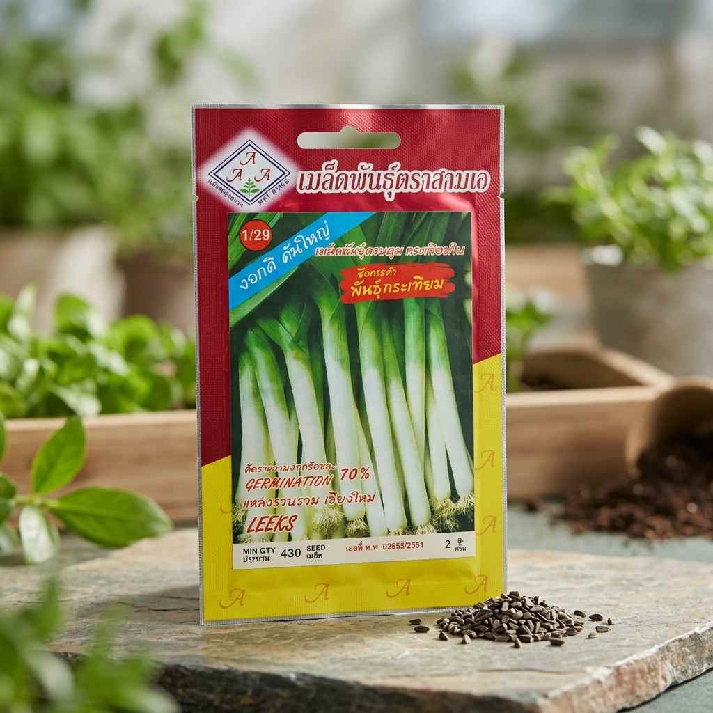 Leeks - 430 seeds - AAA - Thai