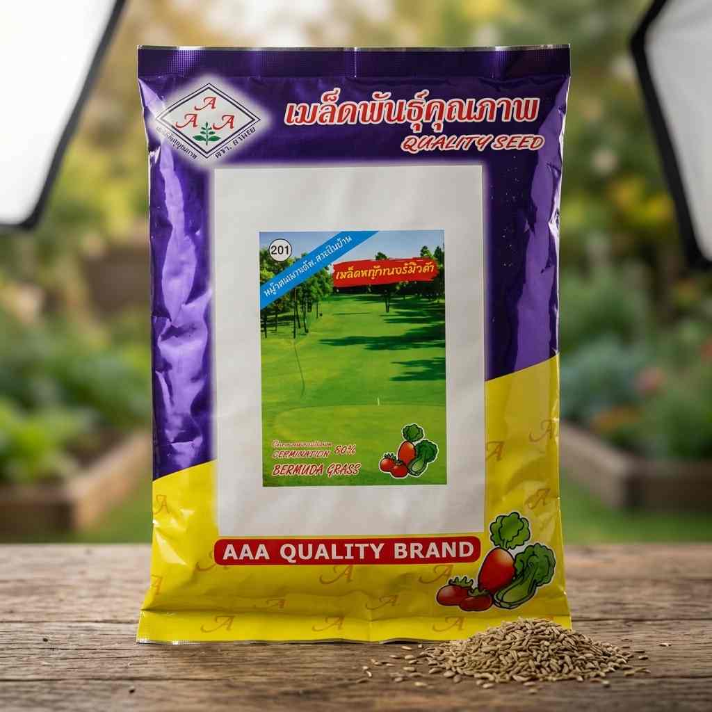 Bermuda Grass Seed - 500 gram - AAA - Thai