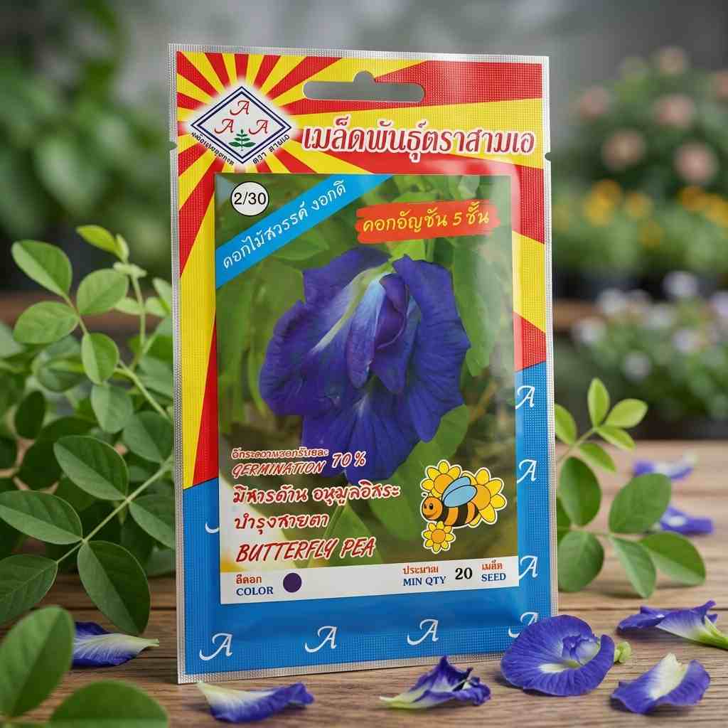 Butterfly Pea - 20 seeds - AAA - Thai