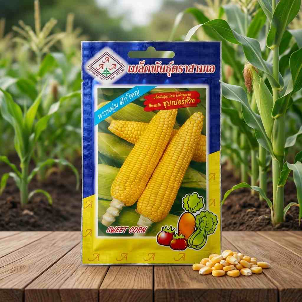 Sweet Corn - 20 gram Seeds - AAA - Thai