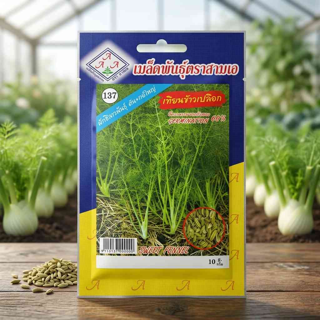 Sweet Fennel - 10 gram seeds - AAA - Thai