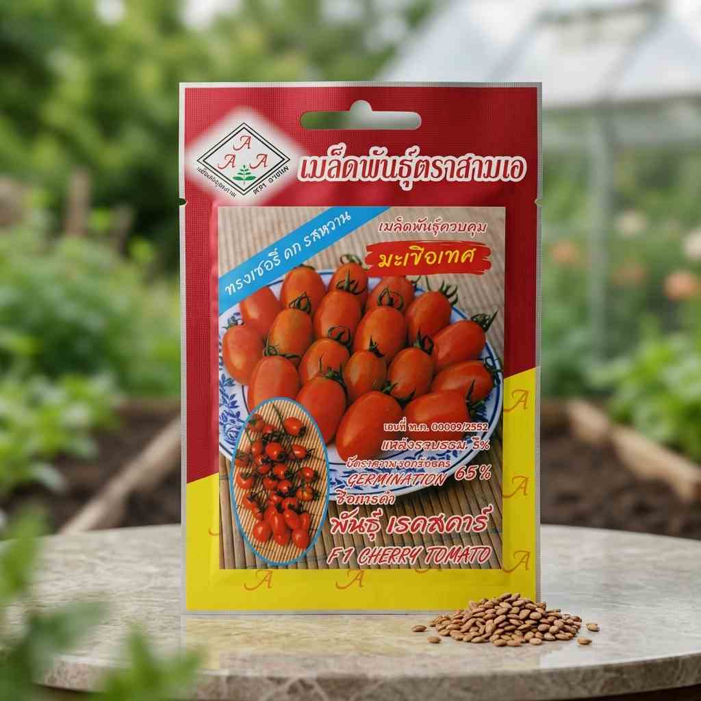 --Cherry Tomato Red F1 - 0.5 gram seed - AAA - Thai
