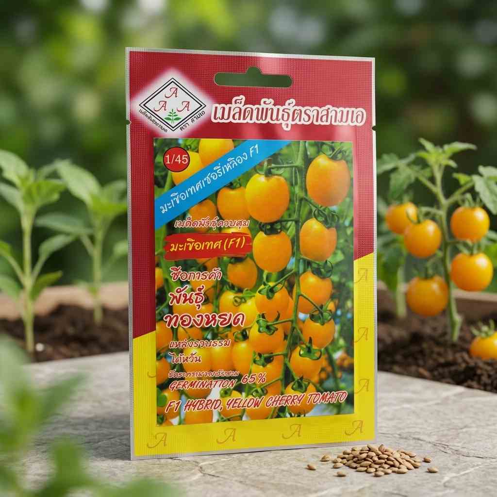 Cherry Tomato Yellow F1 - 20 seeds - AAA - Thai