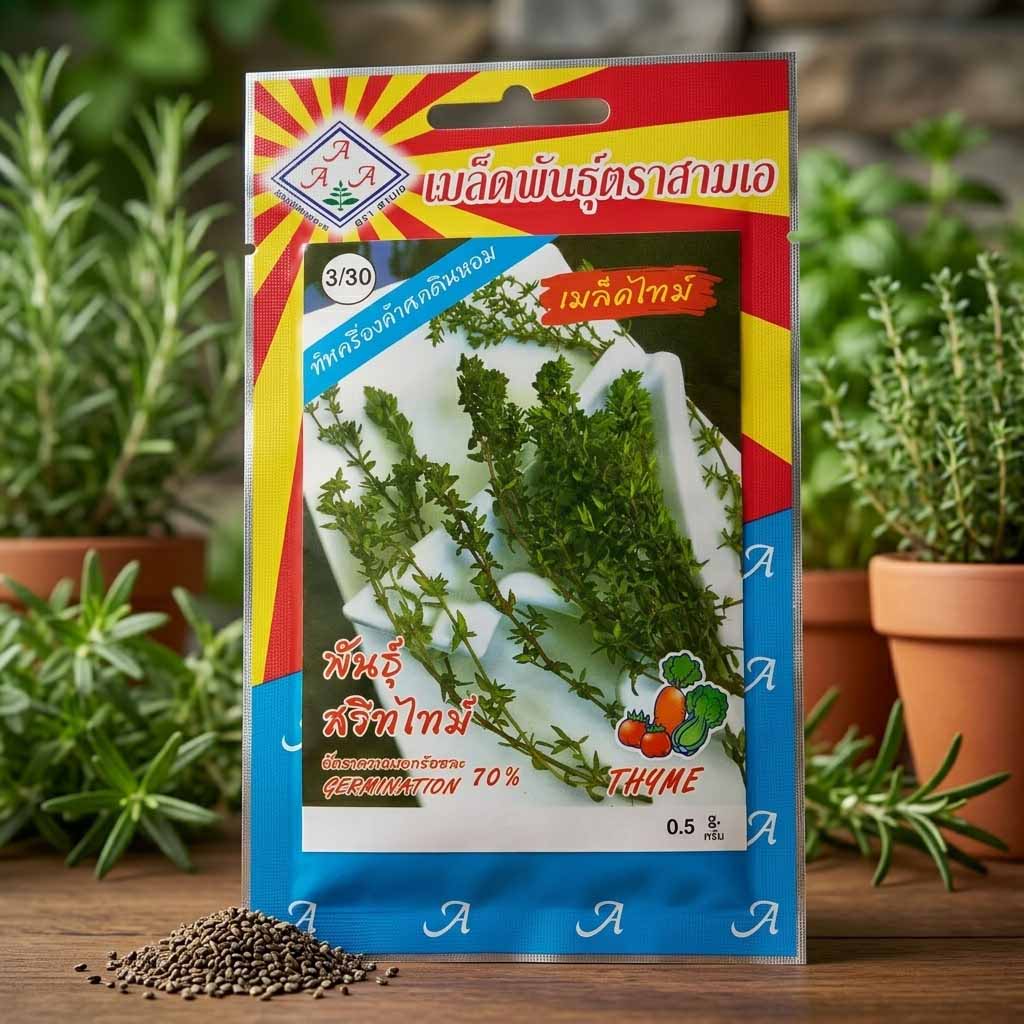 Thyme - 0.5 gram seeds - AAA - Thai