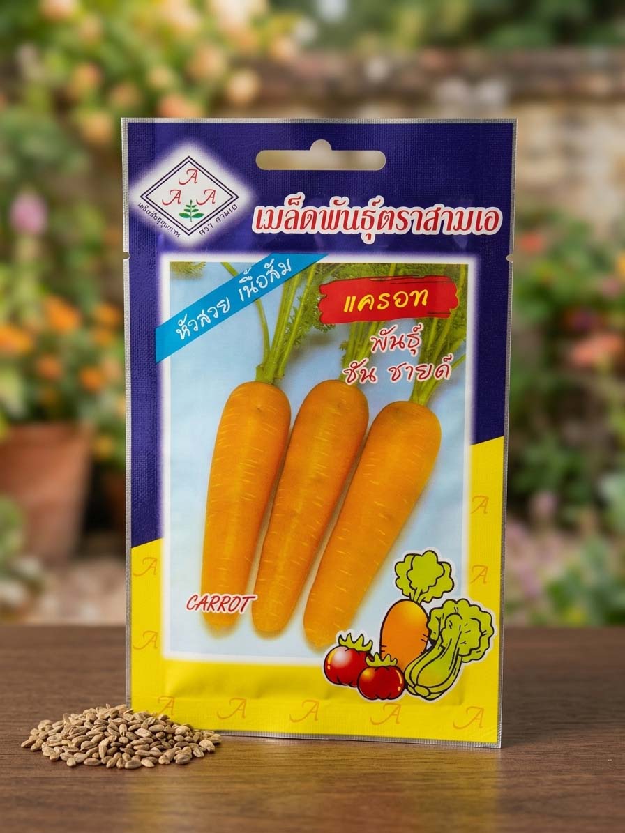 Carrot - 2800 Seeds - AAA - Thai