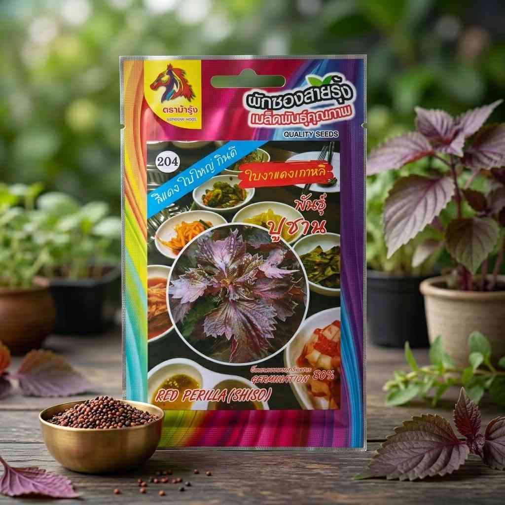Red Perilla (Shiso) - Seeds - Thai