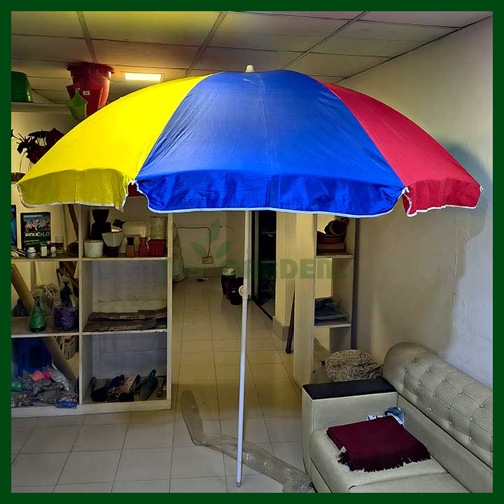 Garden Umbrella - 60 inch - Multicolor (Double Sheekh - Fabric with Inner Coating) - Customized