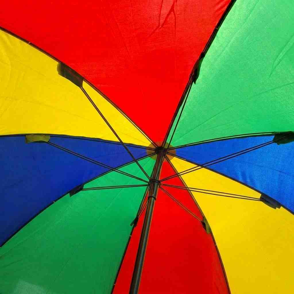 Garden Umbrella – Double Sheekh with Single layer Multicolor Fabric